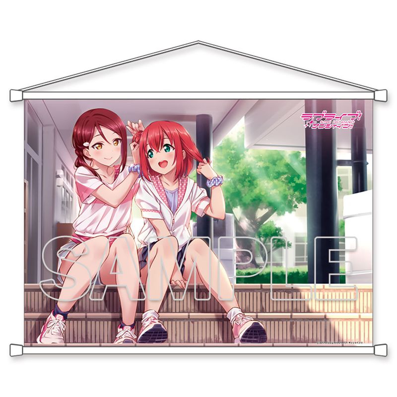 ラブライブ！サンシャイン!!_B2タペストリー Aqours 梨子＆ルビィ