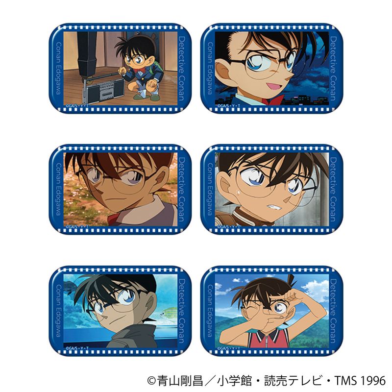 名探偵コナン_スクエア缶バッジコレクション／江戸川コナン