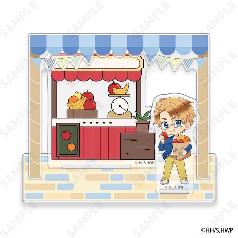 ヘタリア World☆Stars アート缶バッジ スペイン 食べ歩き