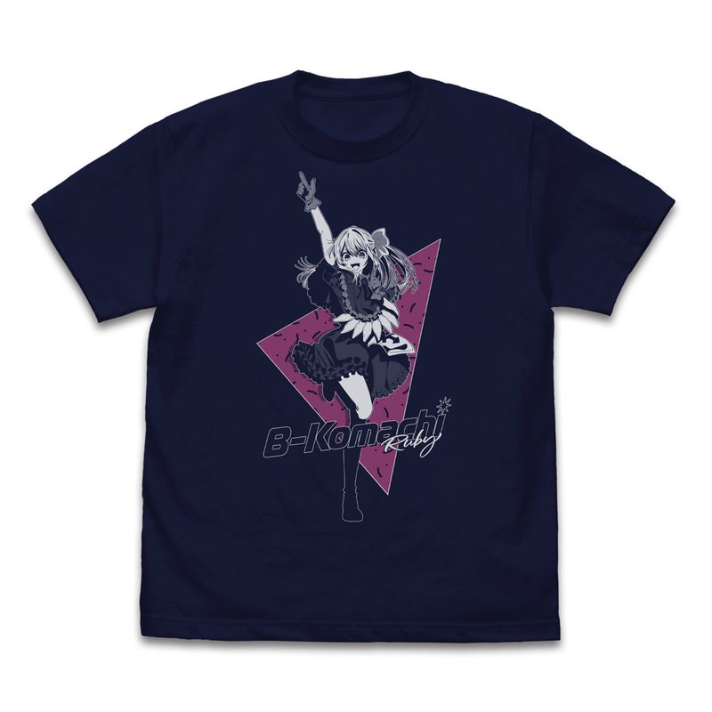 DRESS 限定Tシャツ Lサイズ ブラック／シャイニールビー 推しの子】_Lサイズ_B小町 ルビー Tシャツ/NAVY | colleize | マルイ