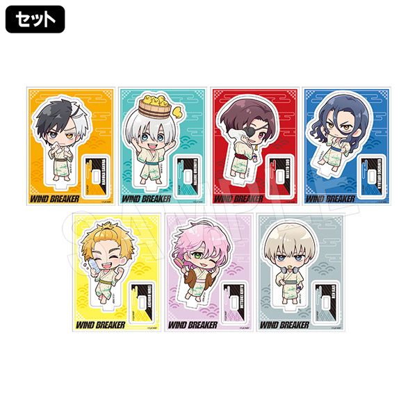 WIND BREAKER_トレーディング缶バッジ お風呂Ver.【BOX/14個入り