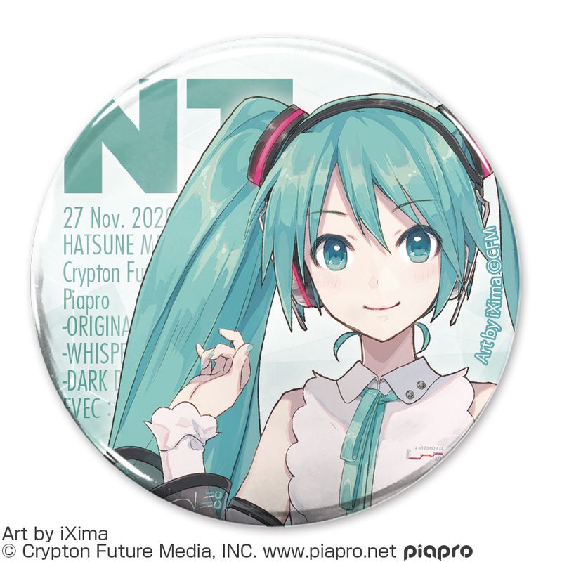 初音ミク マルイ SD缶バッジセット 初音ミク×SOLWA おっきめキラキラ缶バッジ＆ステッカーセット