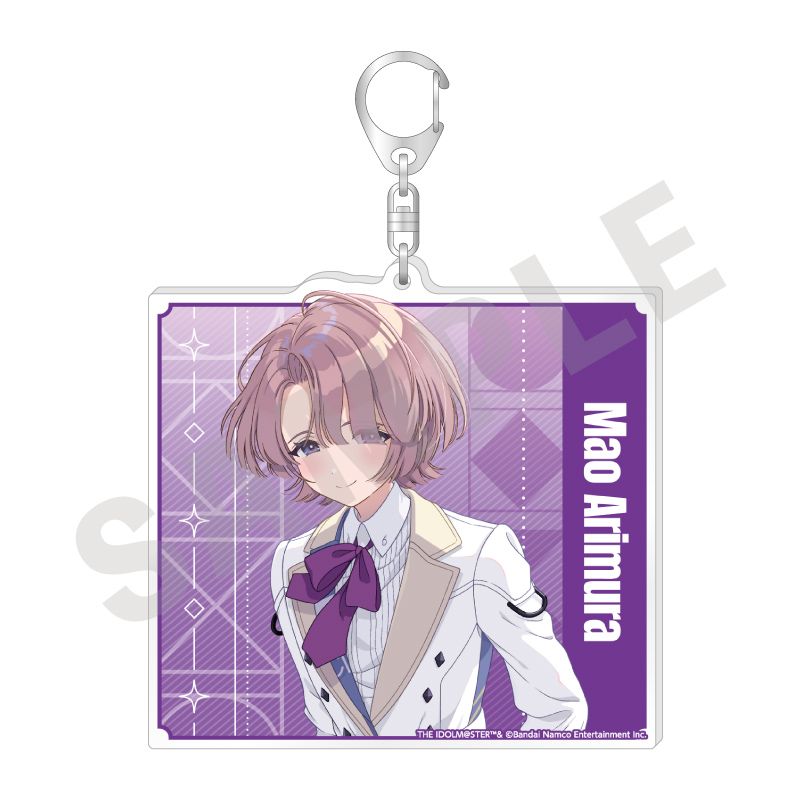 学園アイドルマスター_ジャケデザアクキー&スタンド 有村麻央