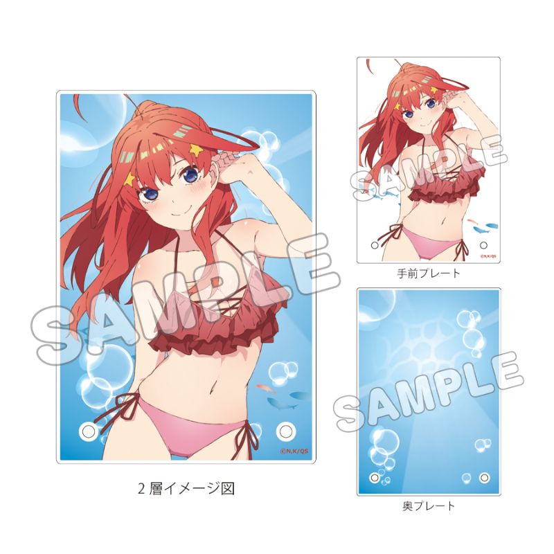 五等分の花嫁∽_描き下ろしB2キラキラタペストリー(水着)／中野