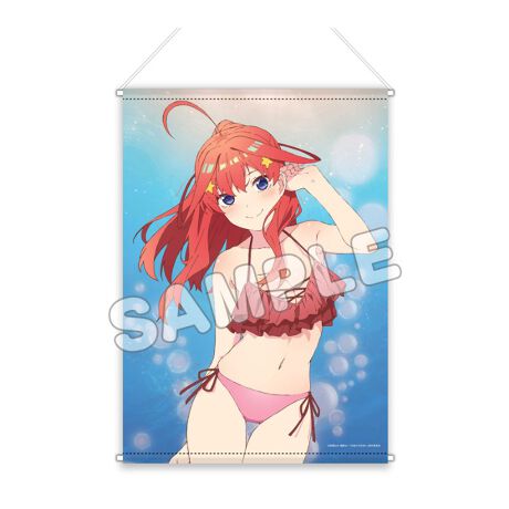 五等分の花嫁∽_描き下ろしB2キラキラタペストリー(水着)／中野五月 