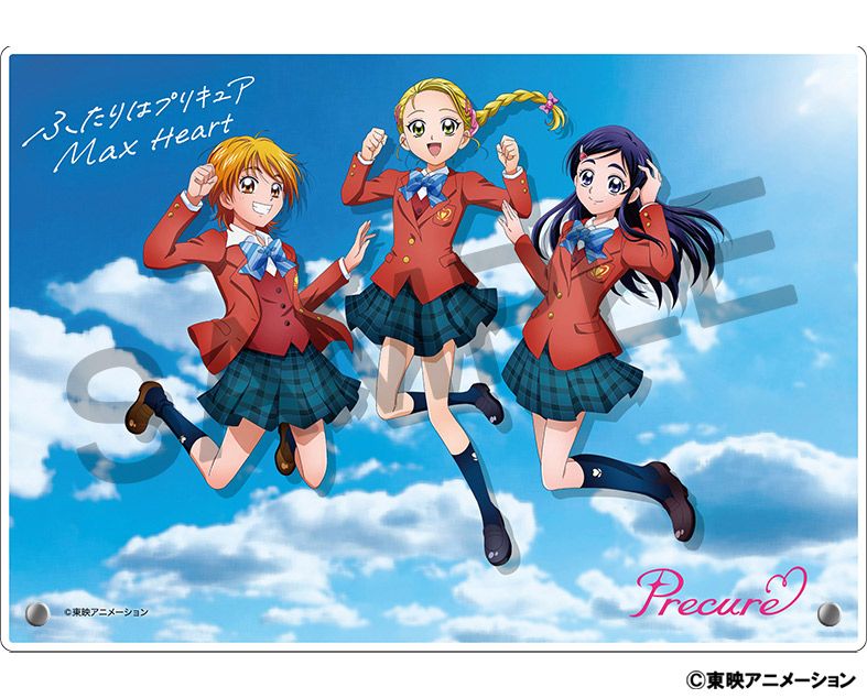 わ*子様 ふたりはプリキュアMaxHeart 限定 アクリルアートボード ブラッ ふたりはプリキュア Max Heart_アクリルアートパネル／なぎさ、ほのか