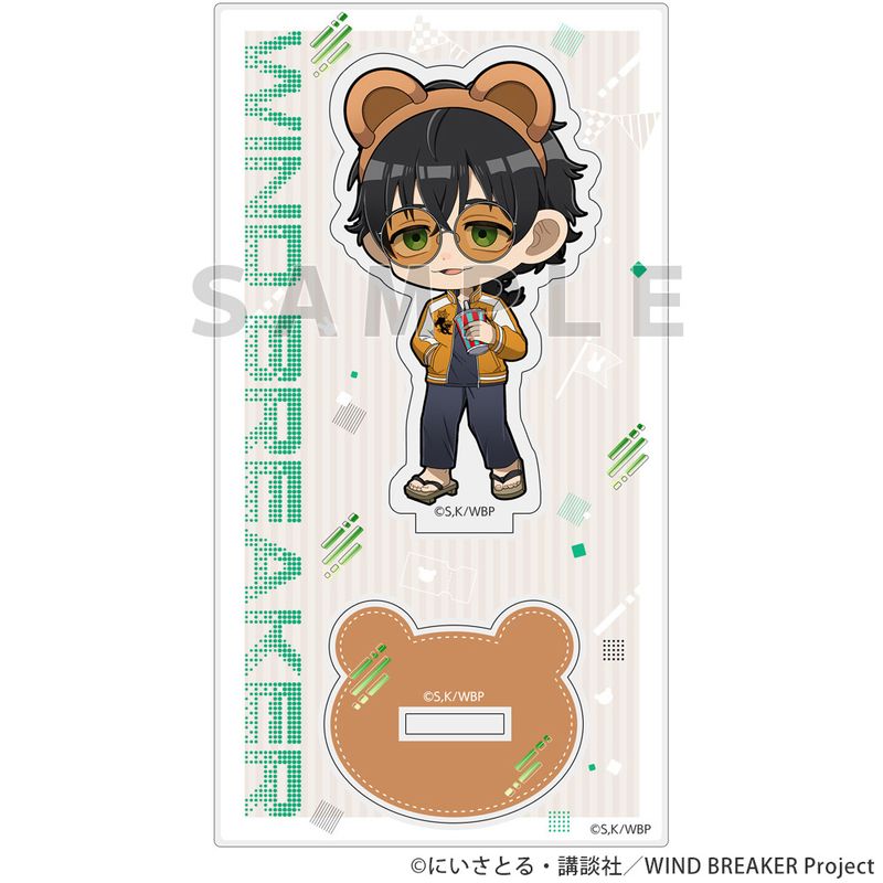 WIND BREAKER ウィンドブレーカー グリッター缶バッジ 十亀条