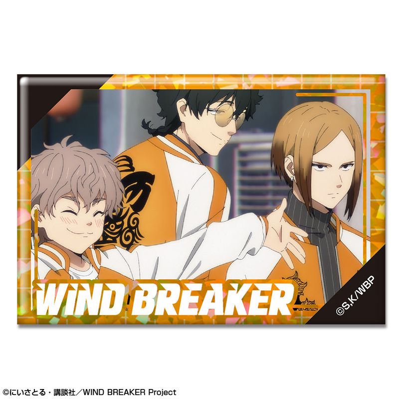 WIND BREAKER_ホログラム缶バッジ デザイン30(集合/B