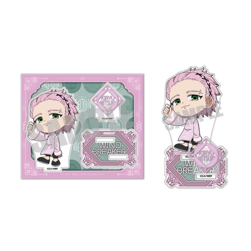 WINDBREAKER 桐生三輝 缶バッジ アクリルスタンド まとめ売り WINDBREAKER 桐生三輝 アクリルスタンド 缶バッジ クリアカード