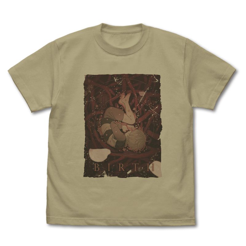 鬼太郎誕生 ゲゲゲの謎_Sサイズ_鬼太郎誕生 フルカラーTシャツ/SAND