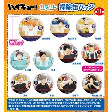 ハイキュー!!_カラパレ 掃除 缶バッジ【BOX／11個入り】 | colleize 