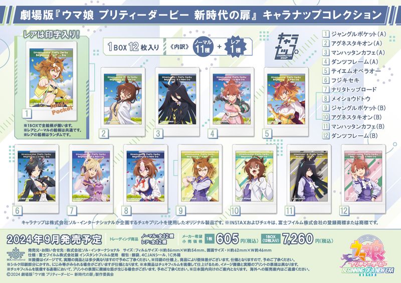 劇場版 ウマ娘 プリティーダービー 新時代の扉_キャラナップ