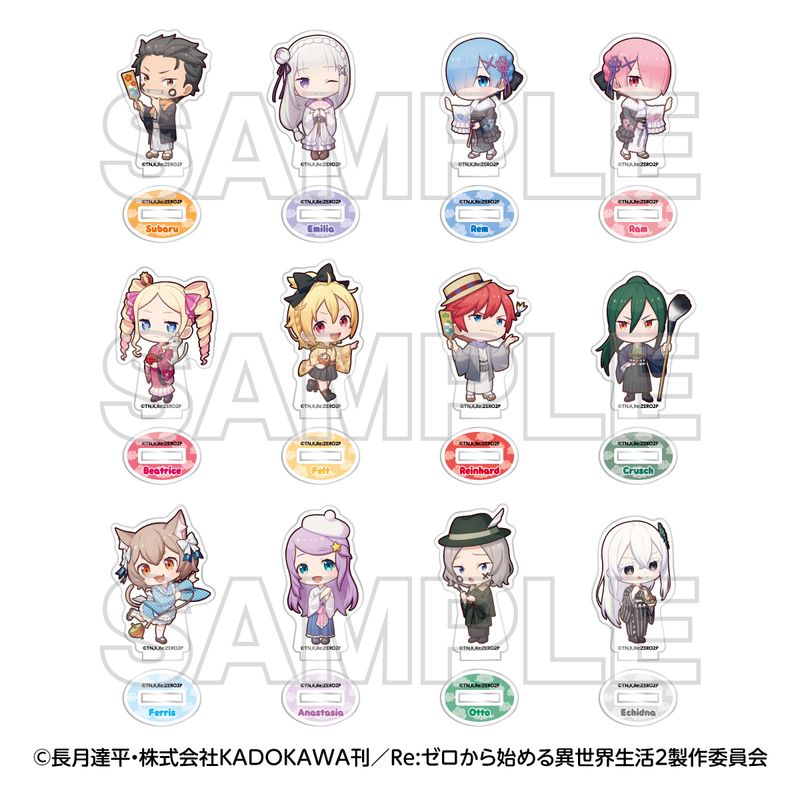 Re:ゼロから始める拉麺生活_ミニキャラ アクリルスタンド コレクション