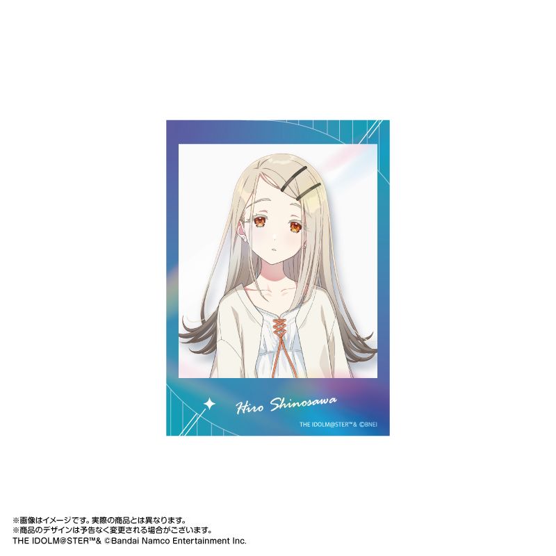 学園アイドルマスター_インスタントフォト風ダイカットステッカー 篠澤