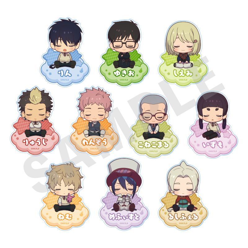 未開封 青の祓魔師 島根啓明結社篇 缶バッジ+56 コンプリートセット 全10種 青の祓魔師 島根啓明結社篇 トレーディンググリッター缶バッジ