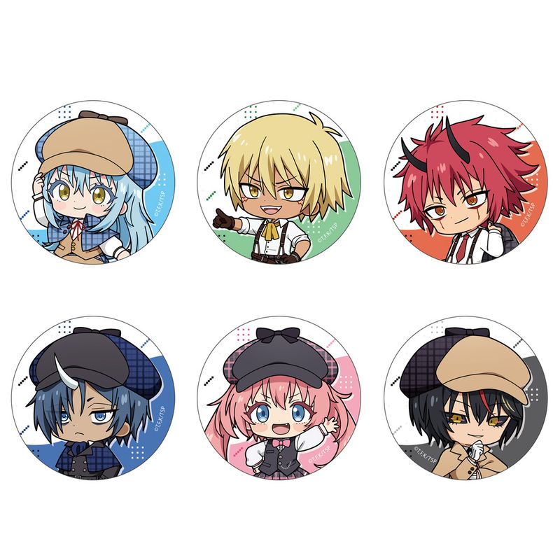 ランダム】転生したらスライムだった件_缶バッジ（探偵衣装）【BOX／6