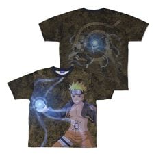 colleize(colleize)のNARUTO-ナルト- 疾風伝_Lサイズ_描き下ろし うずまきナルト 両面フルグラフィックTシャツ/