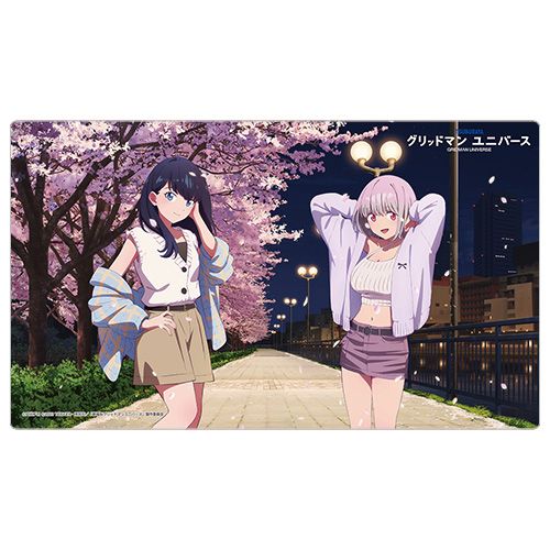 グリッドマン ユニバース_ラバーデスクマット 響 裕太&宝多六花
