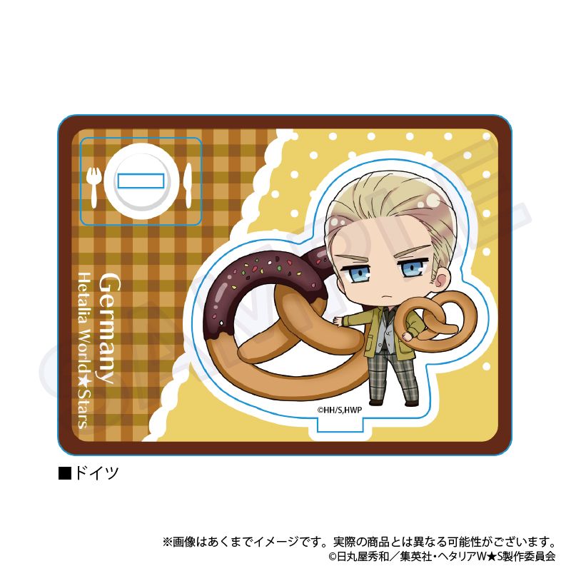 ヘタリア World☆Stars アクリルスタンド イギリス 食べ歩き