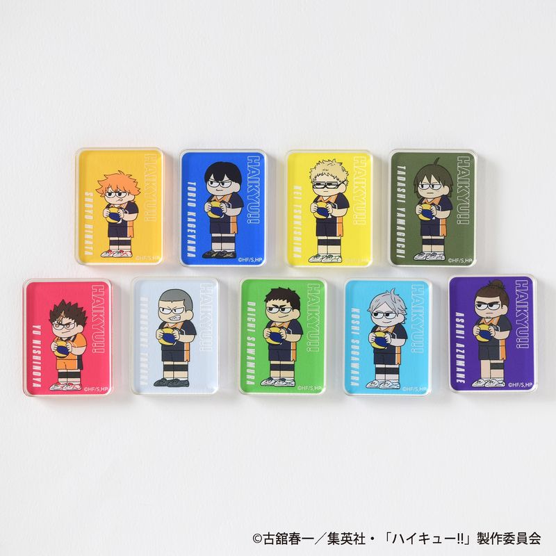 ハイキュージロリトレーディング ミニアクリルスタンド試合ver.烏野高 1BOX Pochimart】ハイキュー!! ジロリ トレーディングミニアクリル
