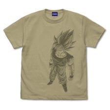 colleize(colleize)のドラゴンボールZ_XL_超サイヤ人 孫悟空 Tシャツ/SAND KHAKI-