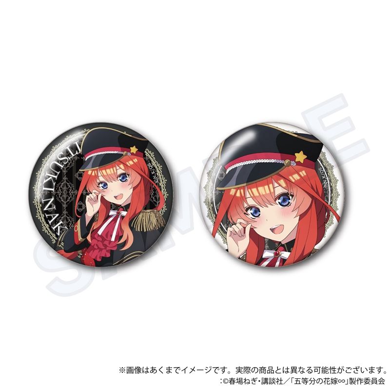 中野五月　缶バッジ　まとめ売り　ミリタリーロリータ　アップ　五等分の花嫁 五等分の花嫁∽_缶バッジセット ミリタリーロリータver. 中野五