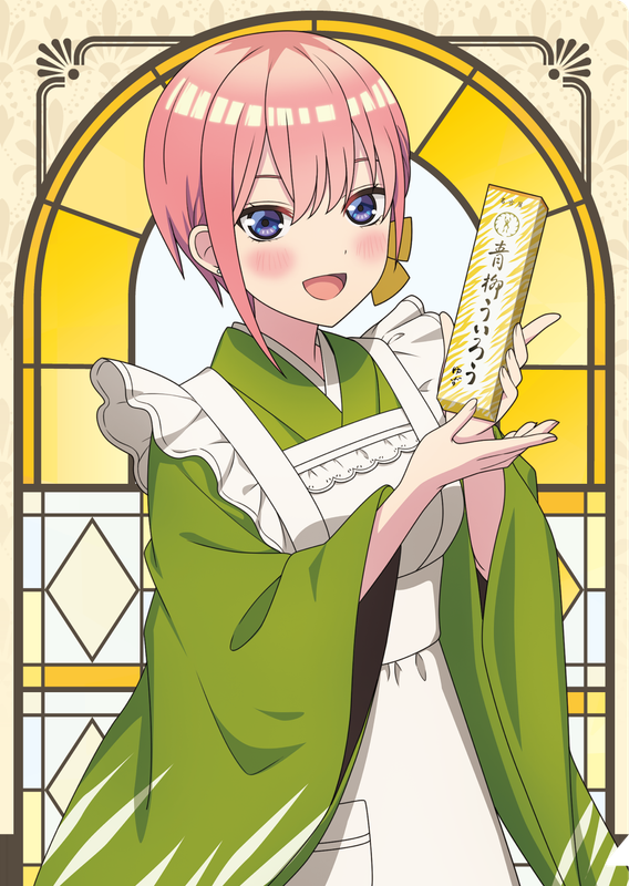 五等分の花嫁∽_青柳総本家 A4クリアファイル&ミニポスター 中野一花