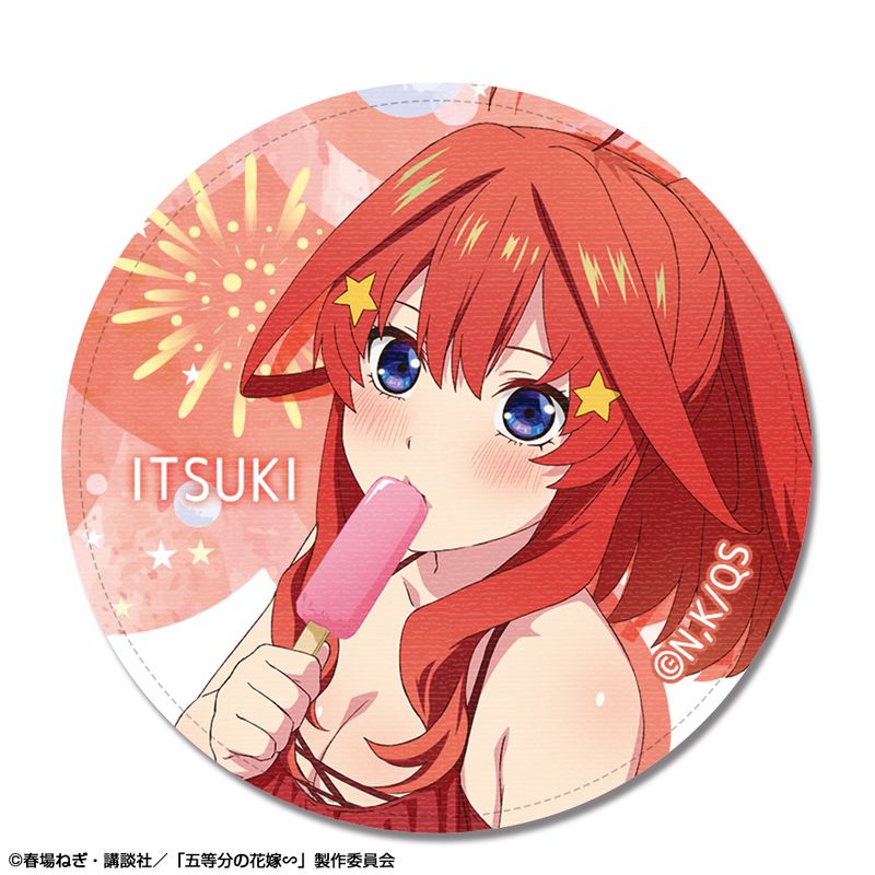 五等分の花嫁∽_レザーバッジ デザイン10(中野五月/水着