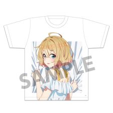 colleize(colleize)の彼女、お借りします_Lサイズ_描き下ろし抱きつかれTシャツ 七海麻美 ワンピース ver.