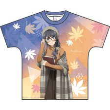 colleize(colleize)の青春ブタ野郎はランドセルガールの夢を見ない_フルグラフィックTシャツ／桜島麻衣　おでかけ（秋＆冬ve