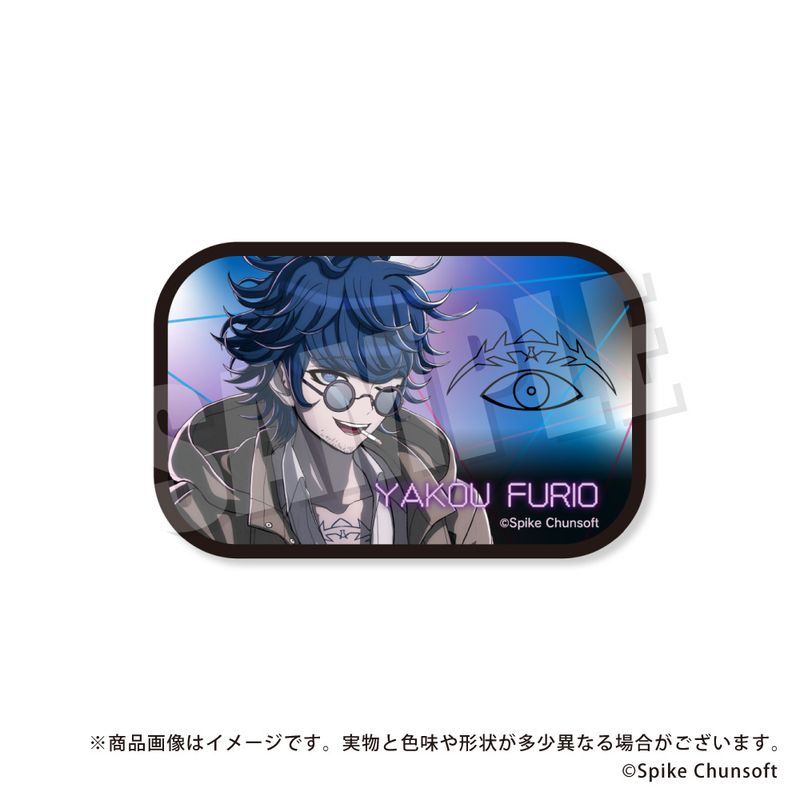 超探偵事件簿 レインコード_スクエアカンバッジ 05.メラミ ゴールド