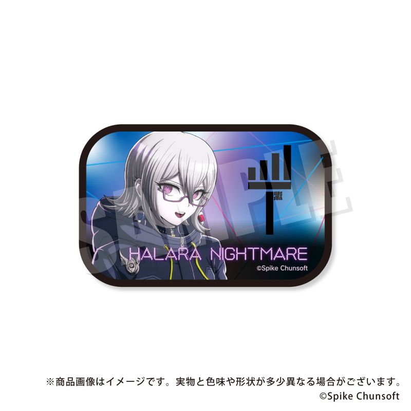 超探偵事件簿 レインコード_スクエアカンバッジ 08.ハララ ナイトメア