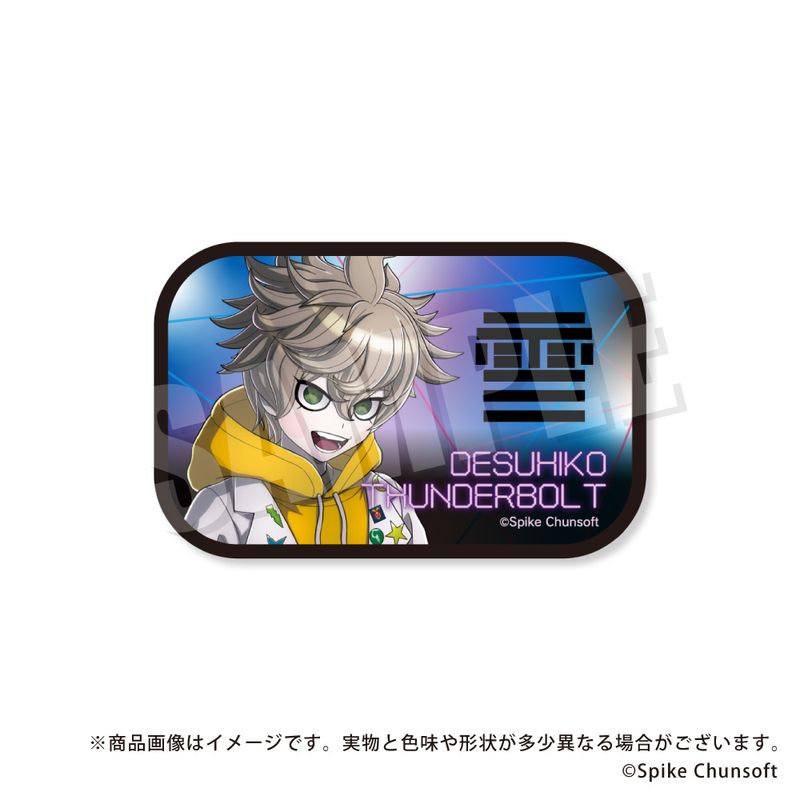 超探偵事件簿 レインコード_スクエアカンバッジ 05.メラミ ゴールド