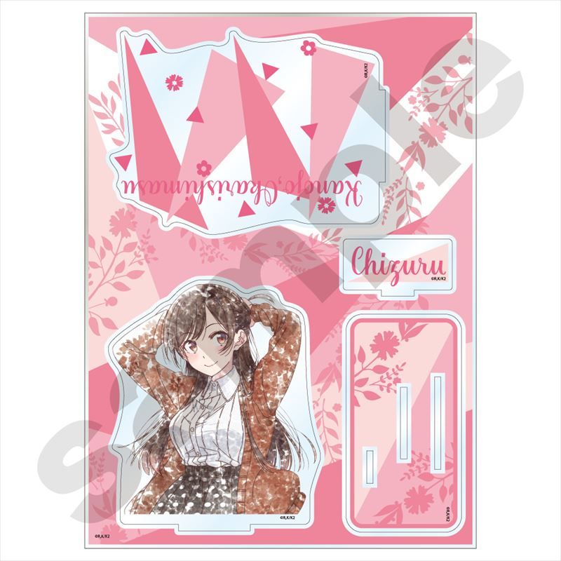 彼女、お借りします_ミニアクリルスタンド Ver.2 デザイン02(水原千鶴