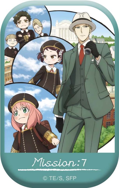 名探偵コナン_スクエア缶バッジコレクション／灰原哀 【BOX／6パック