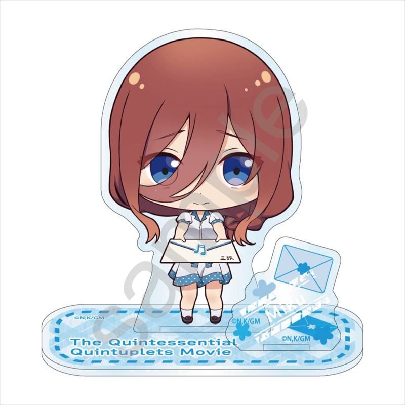 五等分の花嫁_香り付きアクリルスタンド_中野五月_メイクアップ