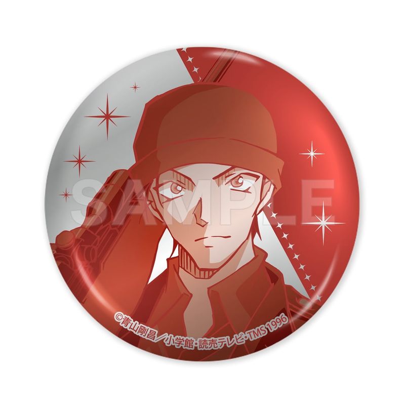 名探偵コナン_メタル缶バッジ メタル (赤井) | colleize | マルイ