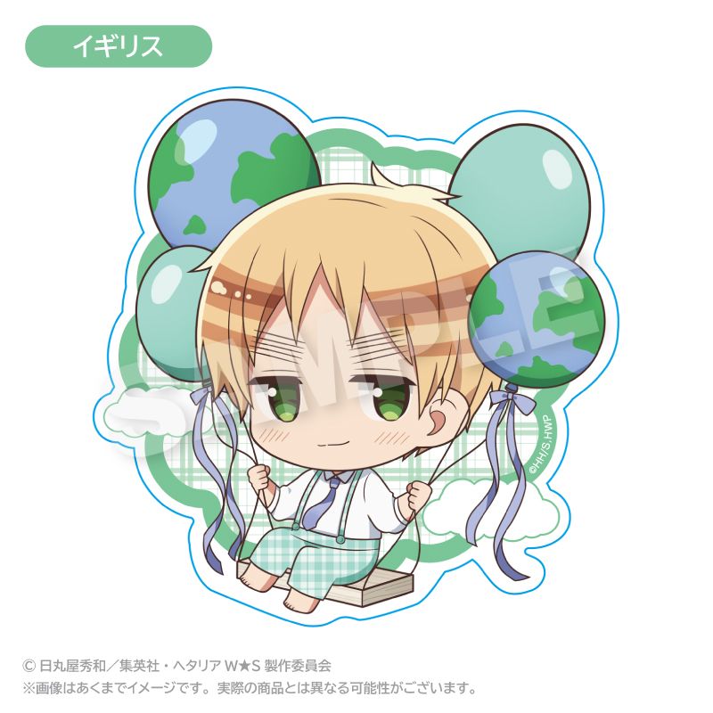 ヘタリア 食べ歩き 缶バッジ イギリス ヘタリア World☆Stars アート缶バッジ イギリス 食べ歩きグルメ