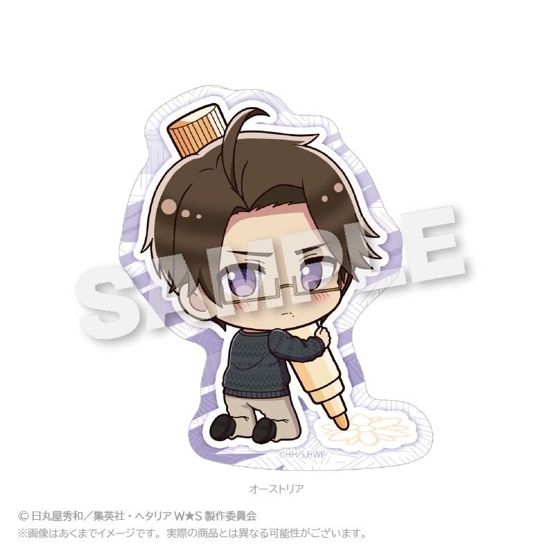 ヘタリア World☆Stars_ミニキャラステッカー おえかきっちょ ver