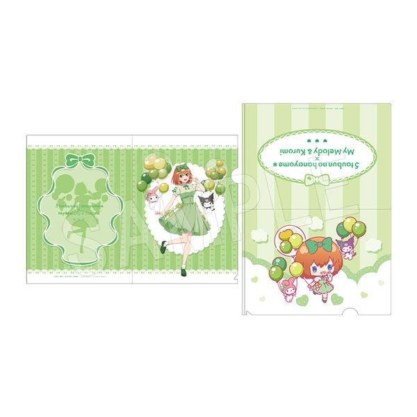 五等分の花嫁*×マイメロディ&クロミ_クリアファイルセット バルーン 