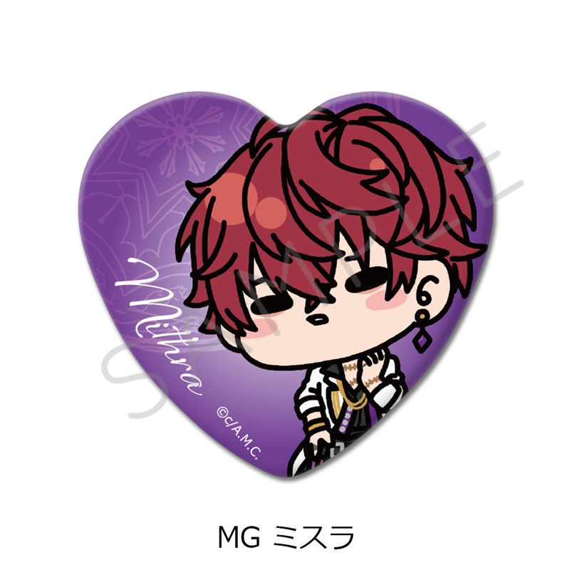 り*ん様 魔法使いの約束 ミスラハート型缶バッジ19個 魔法使いの約束_ハート型缶バッジ MG ミスラ | colleize | マルイ