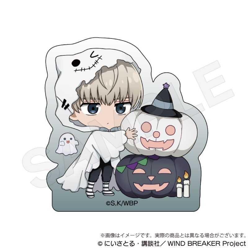 WIND BREAKER_アクリルブロック ブラックハロウィンver. 梶蓮