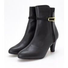 フレグラント(Fragrant)のショートブーツ ベルト キラキラ  アーモンドトゥ シンプル レディース ミドルヒール ハイヒール4