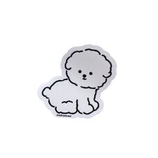 mill and moi(mill and moi)のビション フリーゼ ステッカー 1 ミルアンドモイ 韓国 推し活