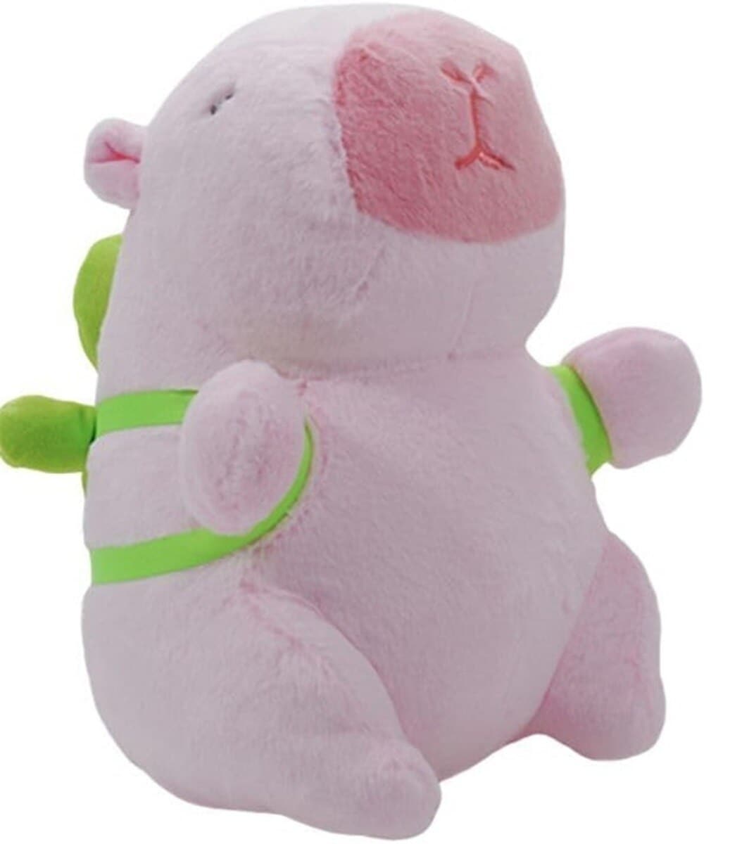 かぴばーです カピバラ ぬいぐるみ スーパー チャビマル カメ 13cm ピンク