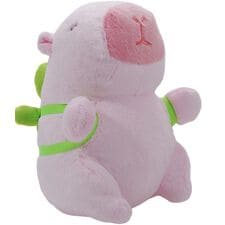 クリアストーン(clearstone)のカピバラ ぬいぐるみ スーパー チャビマル カメ 13cm ピンク 音楽付き