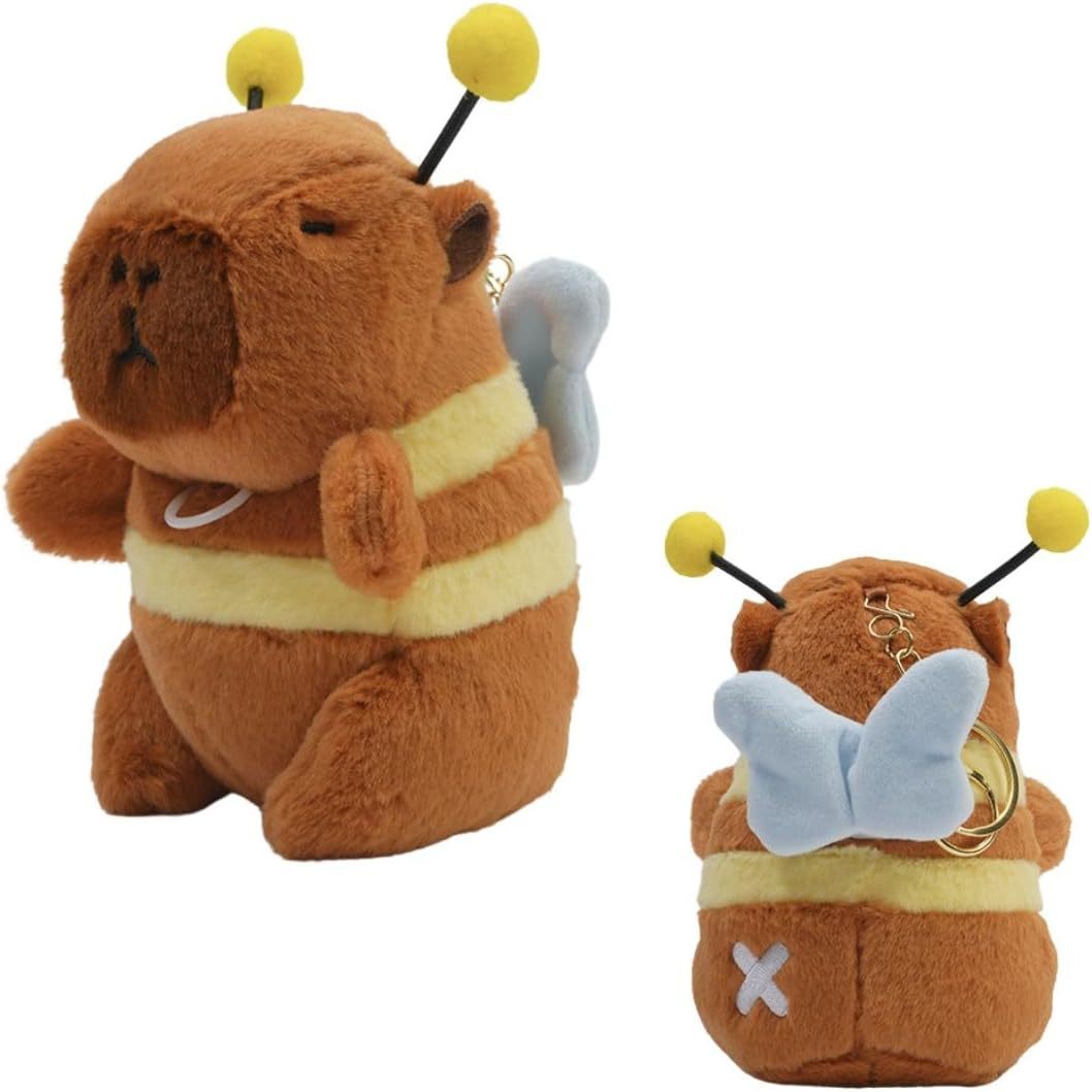 カピバラ ぬいぐるみ チャビマル アリエス みつ羽根 13cm ブラウン