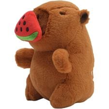 クリアストーン(clearstone)のカピバラ ぬいぐるみ チャビマル アクエリアス スイカ 13cm ブラウン 動作付き
