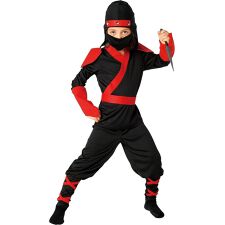 クリアストーン(clearstone)の【ハロウィン】コスプレ 忍者 ファイター ボーイズ キッズ 100cm ブラック
