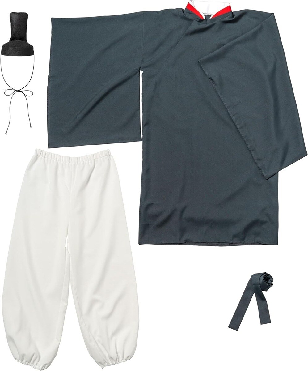 オーダーページ   ドール服 神主さん ハロウィン】コスプレ メンズ コス 神主さん ユニセックス ブルー